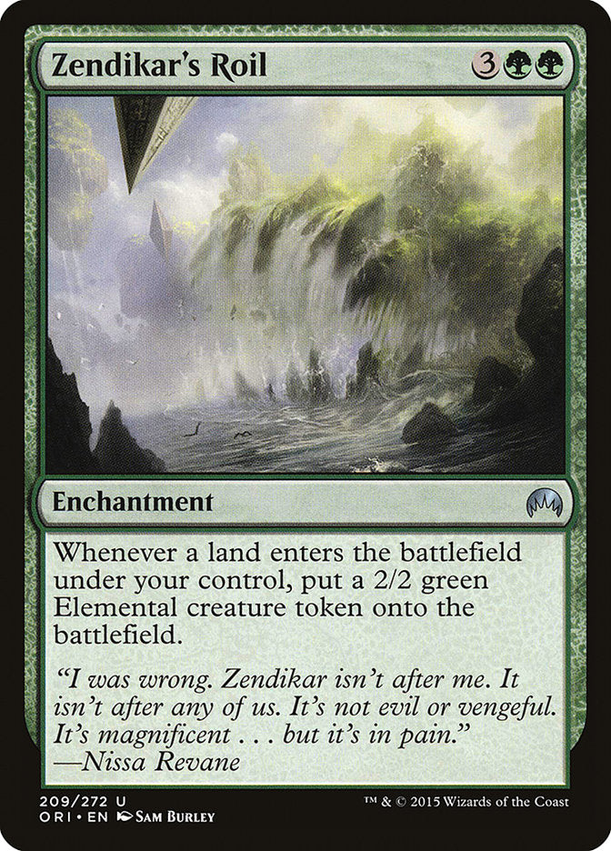 Zendikar's Roil [Magic Origins] | Nerdhalla Games