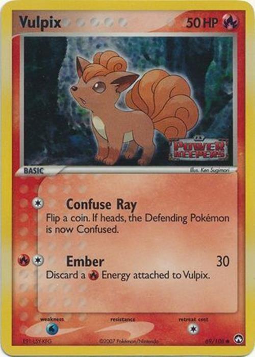 Vulpix (69/108) (Stamped) [EX: Power Keepers] | Nerdhalla Games