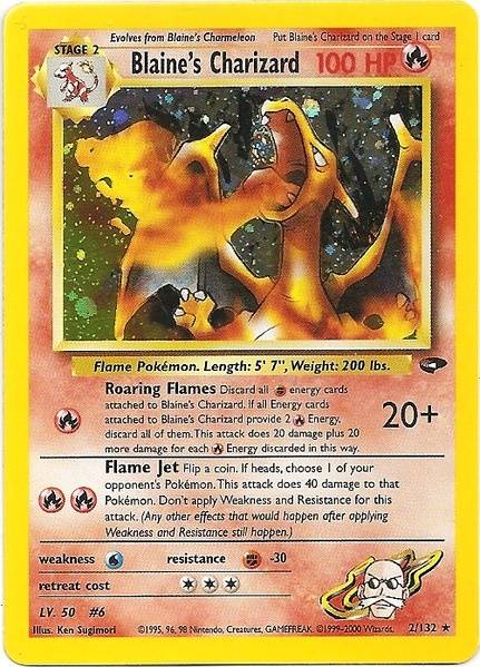 Blaine's Charizard (2/132) [Gym Challenge Unlimited] | Nerdhalla Games