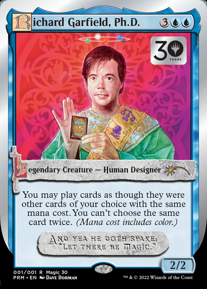 Richard Garfield, Ph.D. [30th Anniversary Promos] | Nerdhalla Games