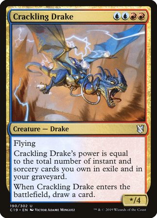 Crackling Drake [Commander 2019] | Nerdhalla Games