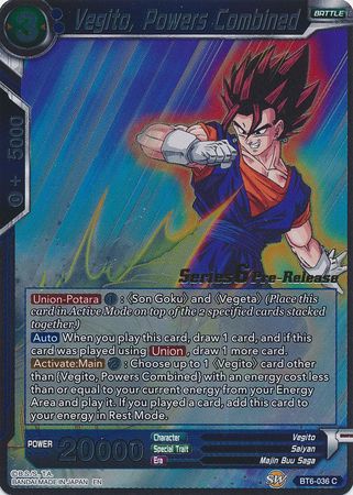 Vegito, Powers Combined [BT6-036_PR] | Nerdhalla Games