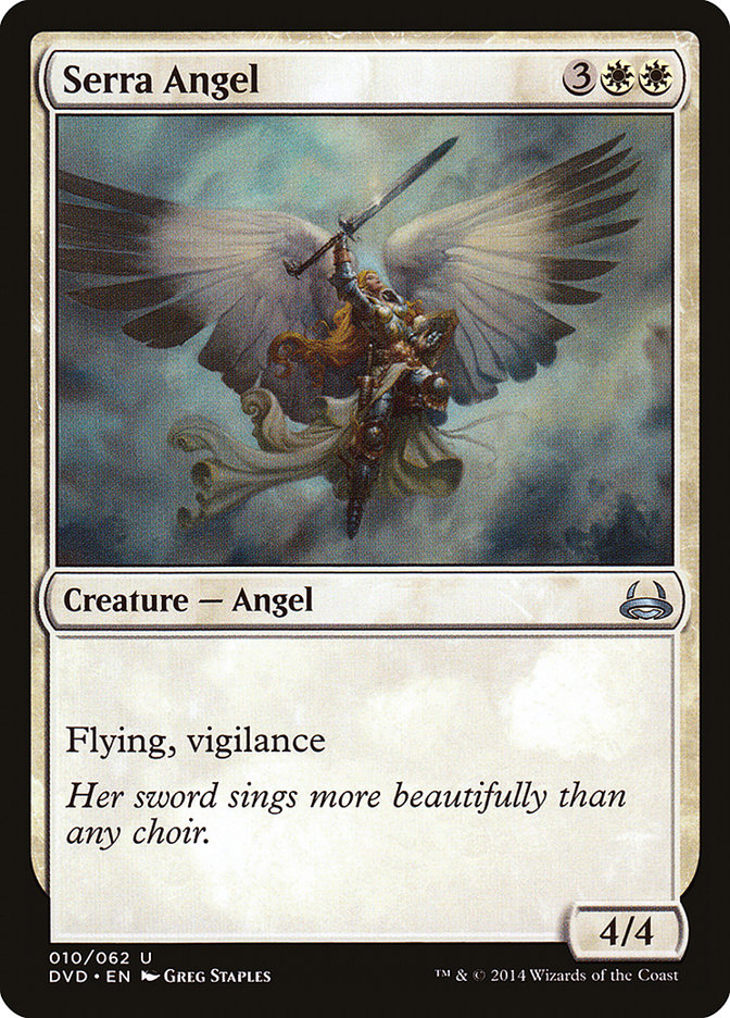 Serra Angel (Divine vs. Demonic) [Duel Decks Anthology] | Nerdhalla Games