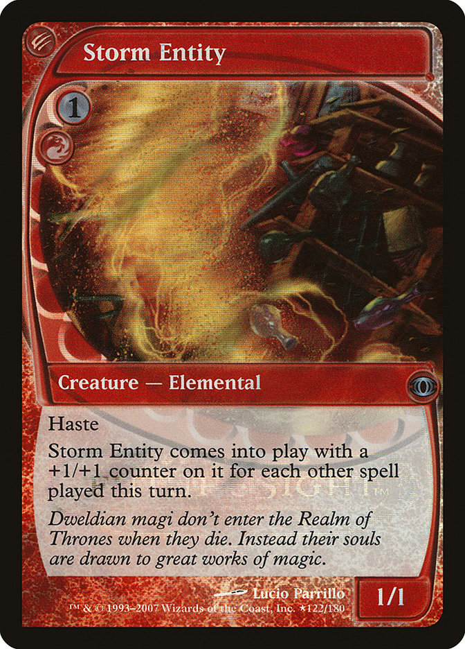 Storm Entity [Future Sight Promos] | Nerdhalla Games