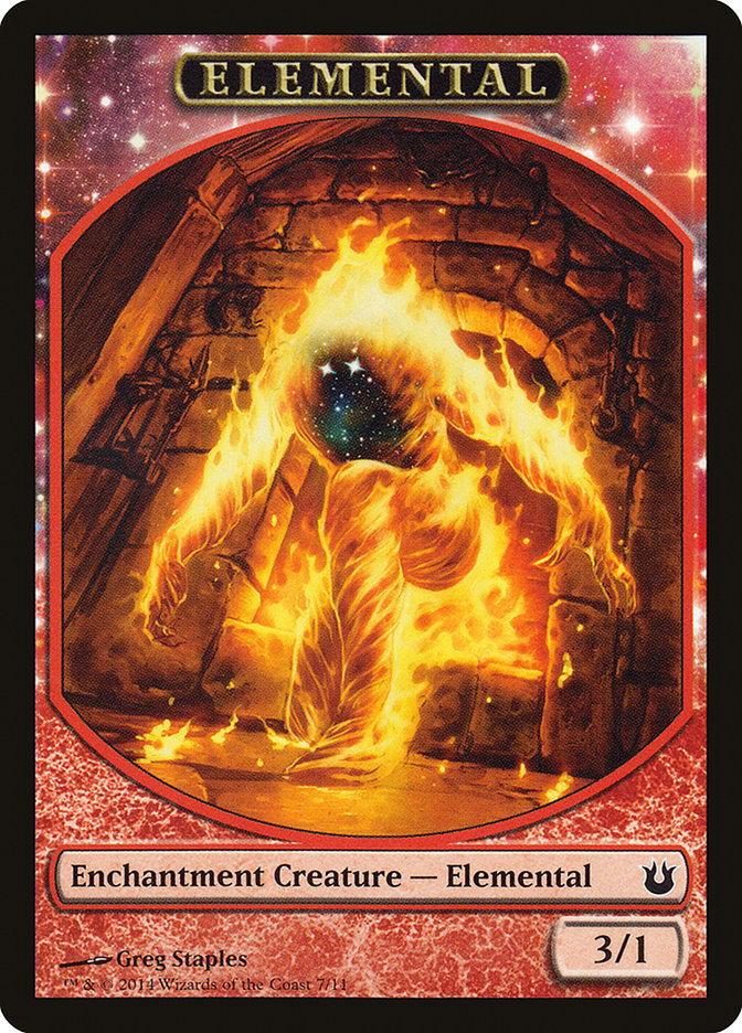 Elemental [Born of the Gods Tokens] | Nerdhalla Games