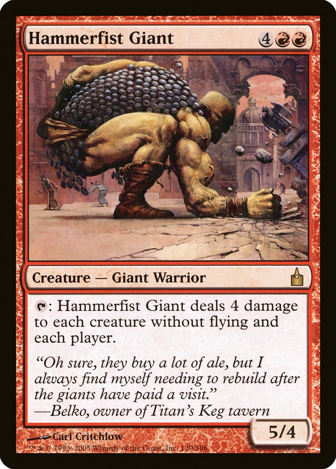 Hammerfist Giant [Ravnica: City of Guilds] | Nerdhalla Games