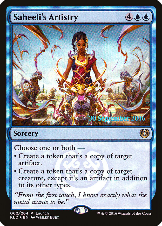 Saheeli's Artistry (Launch) [Kaladesh Promos] | Nerdhalla Games