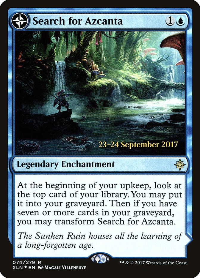 Search for Azcanta // Azcanta, the Sunken Ruin  [Ixalan Prerelease Promos] | Nerdhalla Games