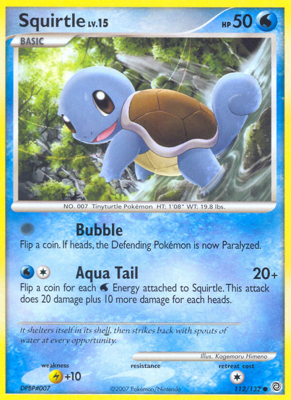 Squirtle (112/132) [Diamond & Pearl: Secret Wonders] | Nerdhalla Games