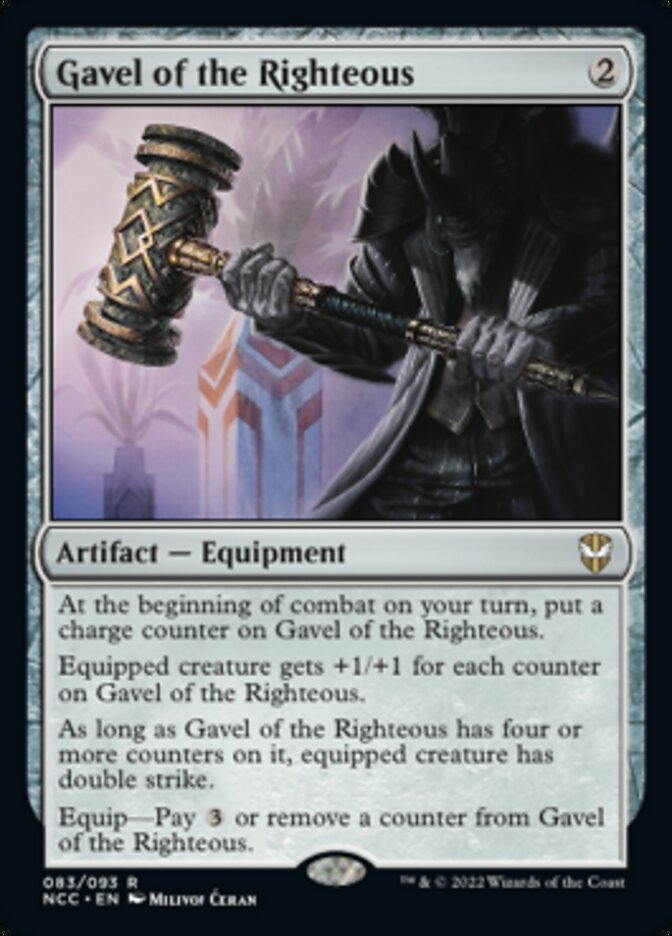 Gavel of the Righteous [Streets of New Capenna Commander] | Nerdhalla Games