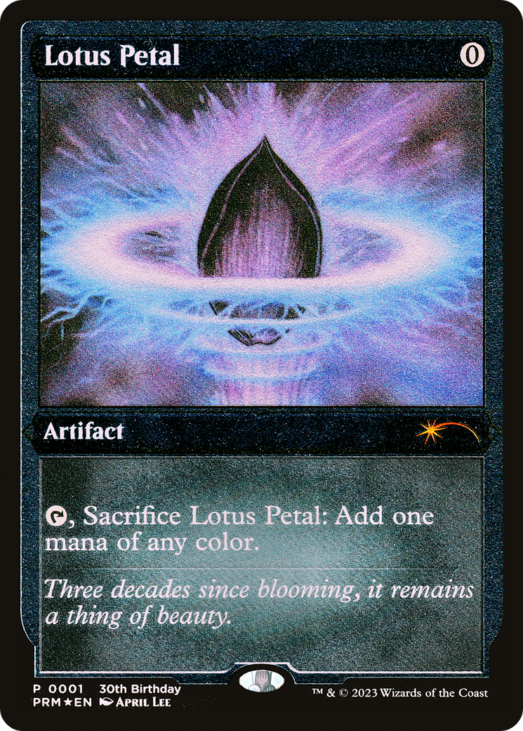 Lotus Petal (Foil Etched) [30th Anniversary Promos] | Nerdhalla Games