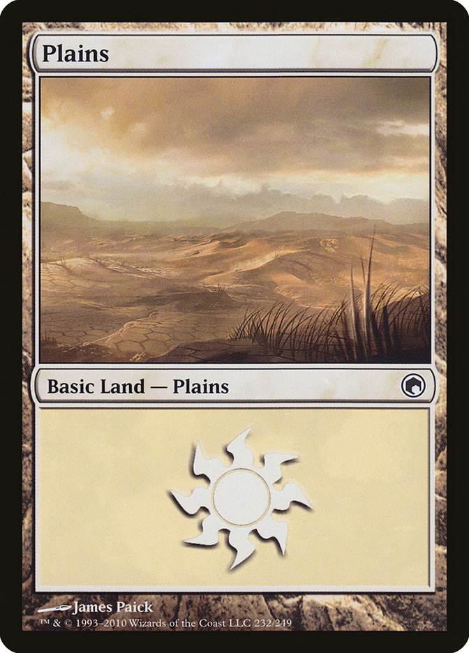 Plains (232) [Scars of Mirrodin] | Nerdhalla Games