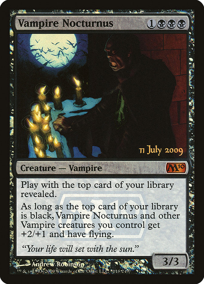 Vampire Nocturnus  [Magic 2010 Prerelease Promos] | Nerdhalla Games