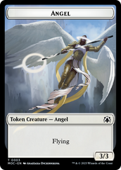 Angel (3) // Demon Double-Sided Token [March of the Machine Commander Tokens] | Nerdhalla Games