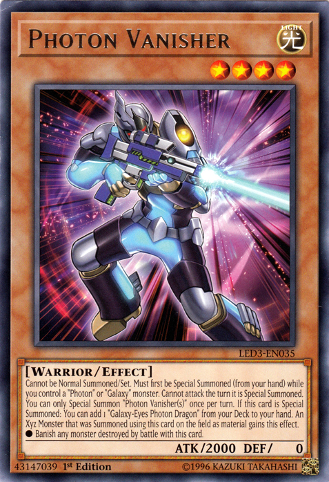 Photon Vanisher [LED3-EN035] Rare | Nerdhalla Games