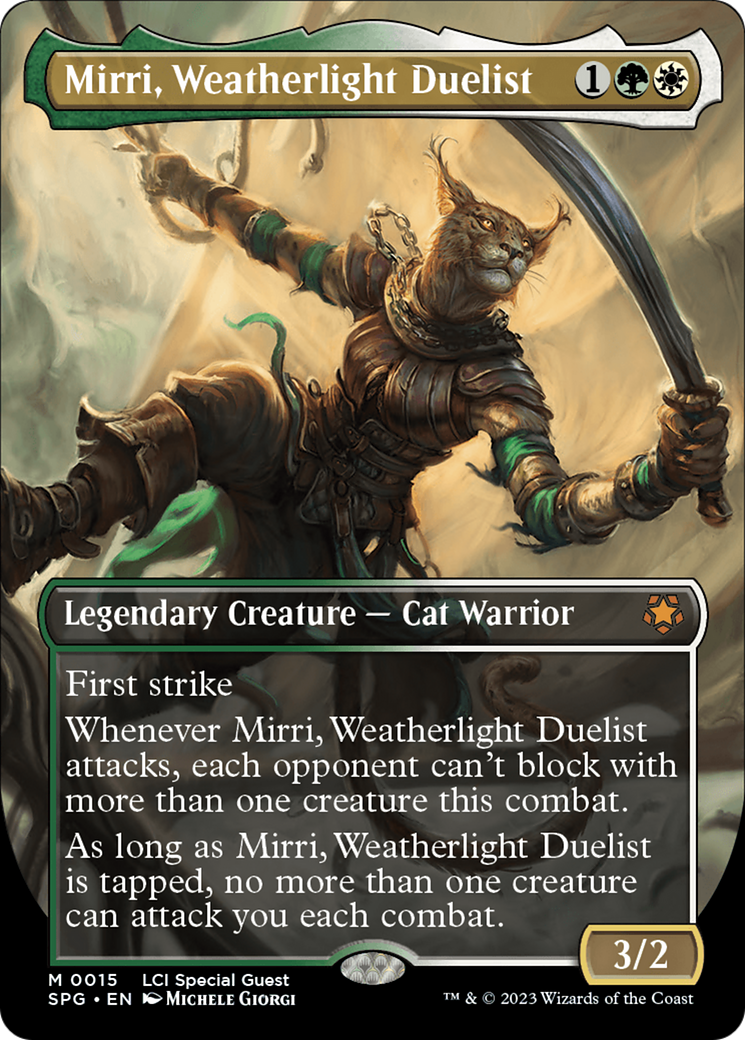 Mirri, Weatherlight Duelist (Borderless) [The Lost Caverns of Ixalan Special Guests] | Nerdhalla Games