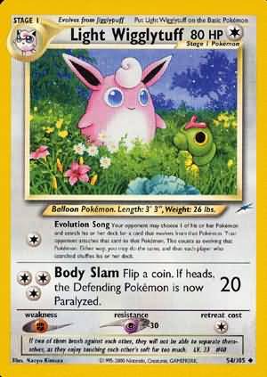 Light Wigglytuff (54/105) [Neo Destiny Unlimited] | Nerdhalla Games