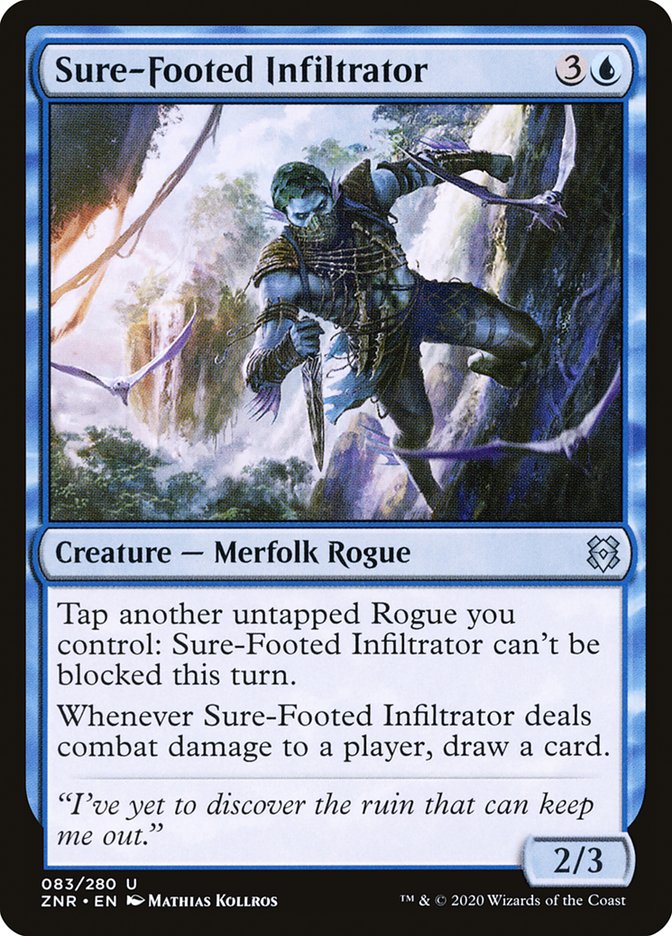 Sure-Footed Infiltrator [Zendikar Rising] | Nerdhalla Games