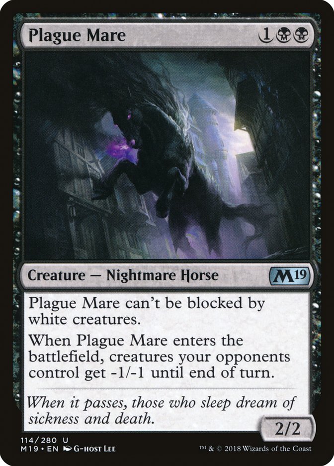 Plague Mare [Core Set 2019] | Nerdhalla Games