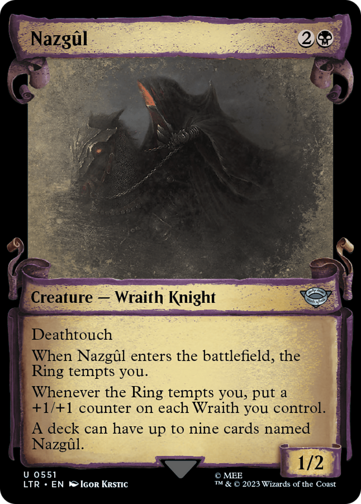 Nazgul (0551) [The Lord of the Rings: Tales of Middle-Earth Showcase Scrolls] | Nerdhalla Games