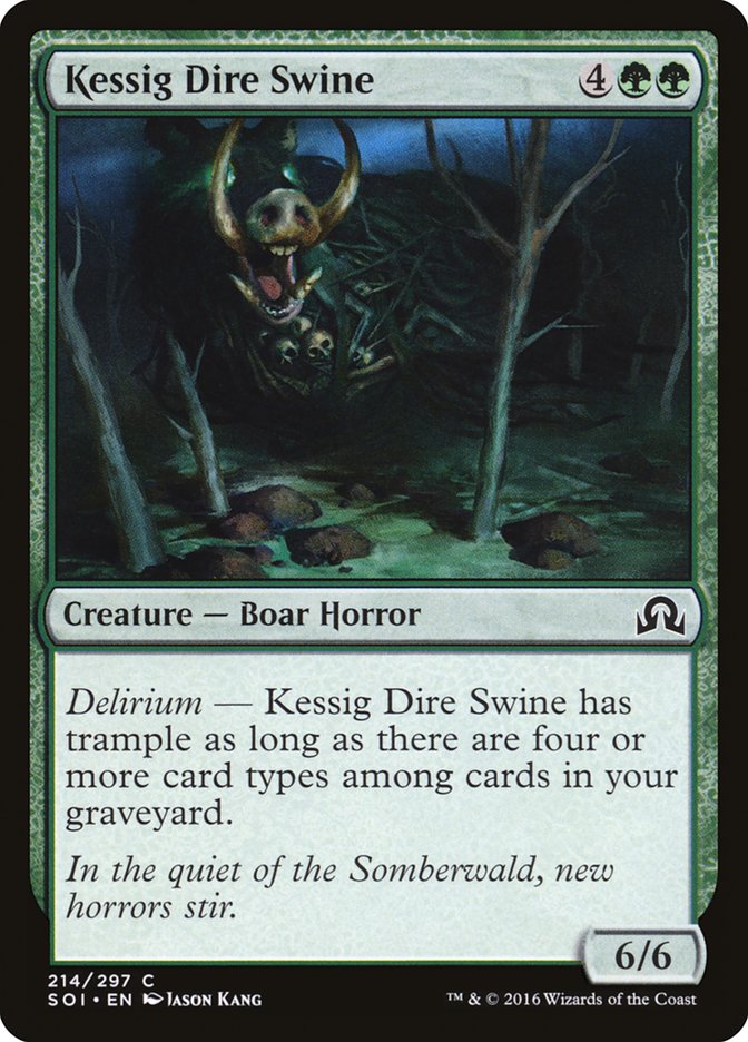 Kessig Dire Swine [Shadows over Innistrad] | Nerdhalla Games