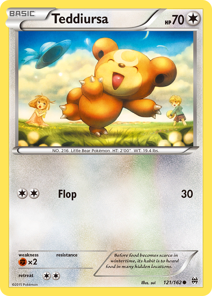 Teddiursa (121/162) [XY: BREAKthrough] | Nerdhalla Games