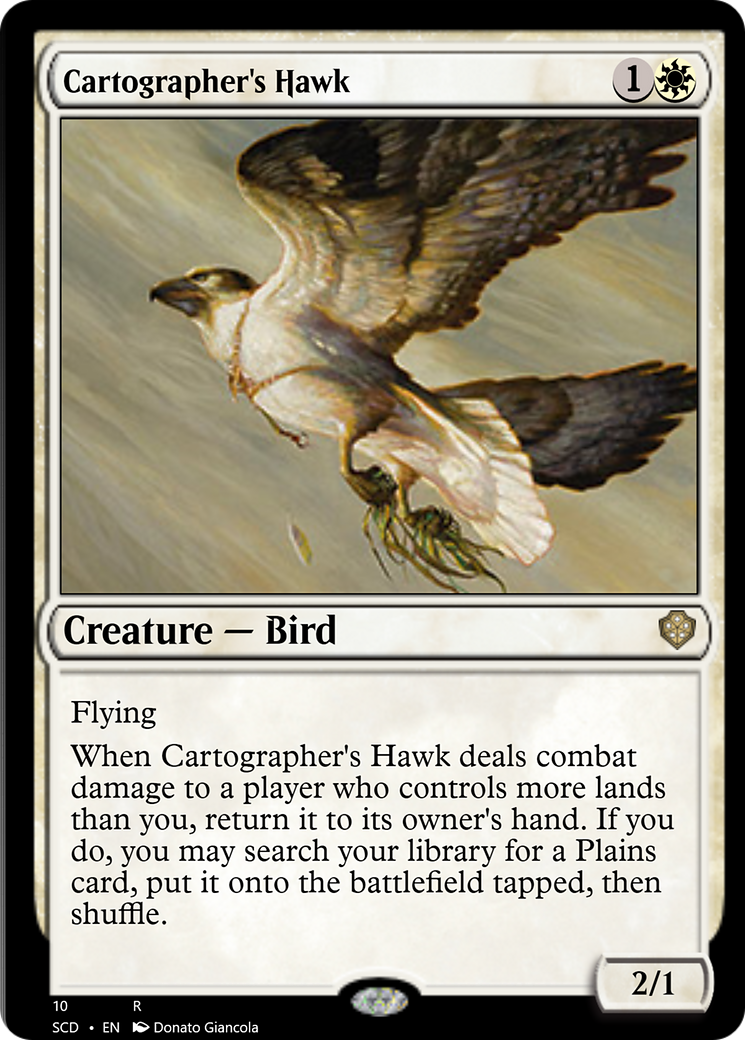 Cartographer's Hawk [Starter Commander Decks] | Nerdhalla Games