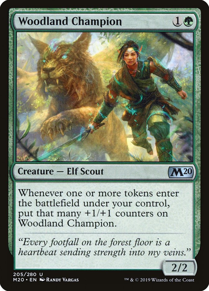 Woodland Champion [Core Set 2020] | Nerdhalla Games