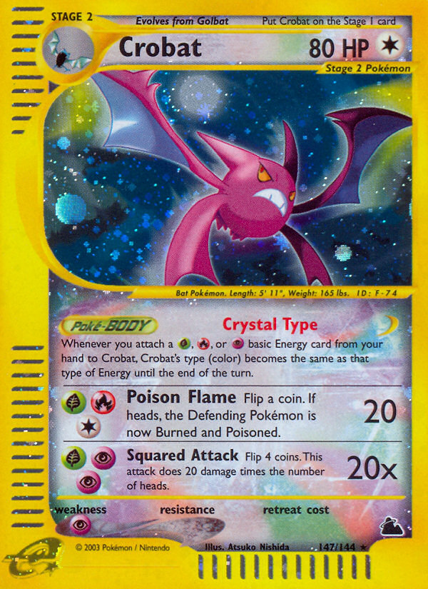 Crobat (147/144) [Skyridge] | Nerdhalla Games