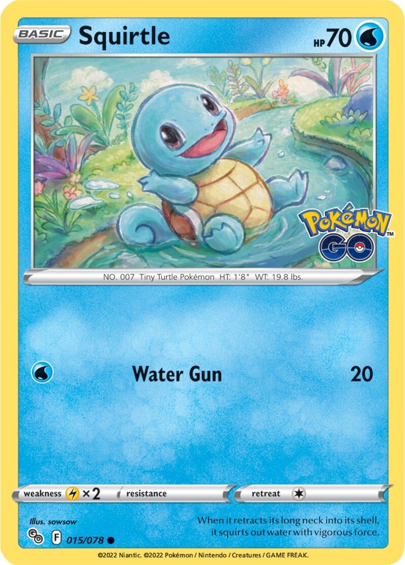 Squirtle (015/078) [Pokémon GO] | Nerdhalla Games