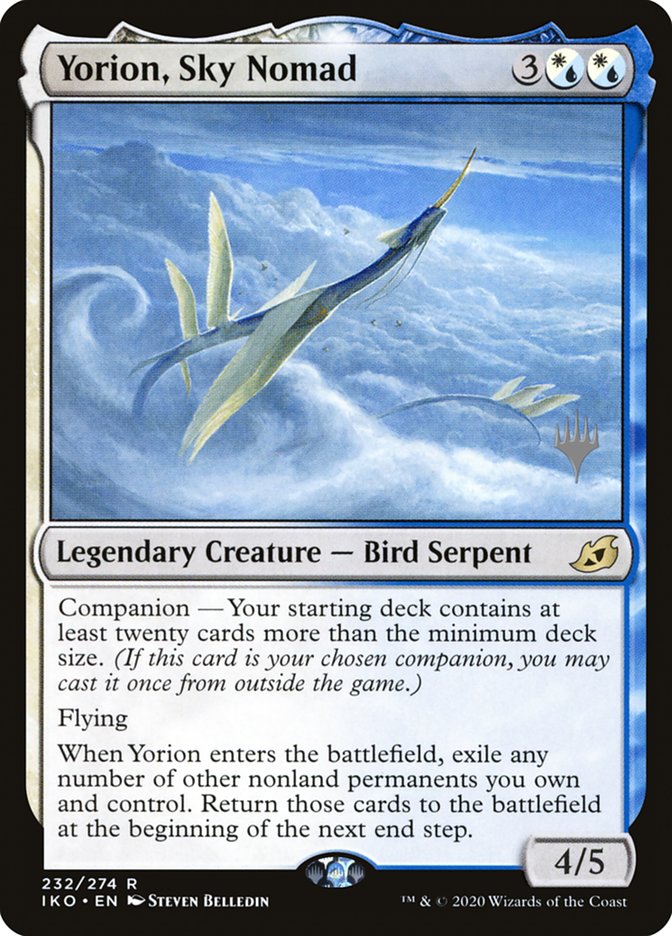 Yorion, Sky Nomad (Promo Pack) [Ikoria: Lair of Behemoths Promos] | Nerdhalla Games