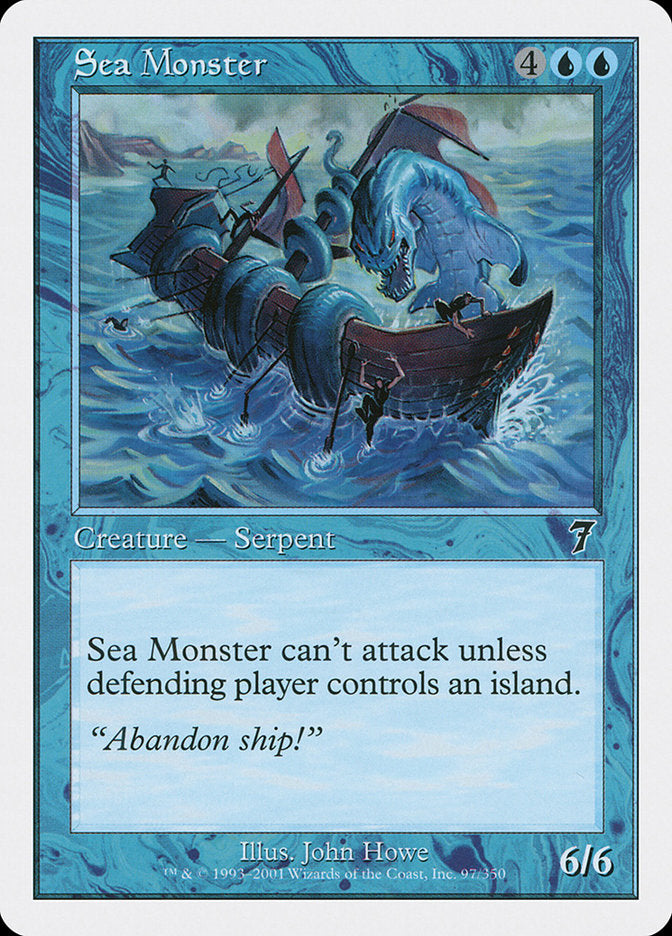 Sea Monster [Seventh Edition] | Nerdhalla Games