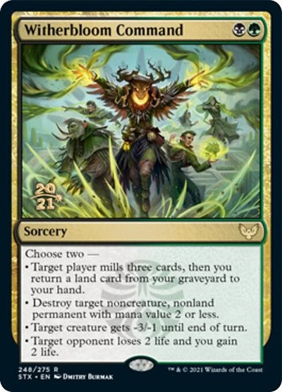 Witherbloom Command [Strixhaven: School of Mages Prerelease Promos] | Nerdhalla Games