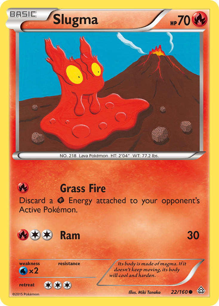 Slugma (22/160) [XY: Primal Clash] | Nerdhalla Games