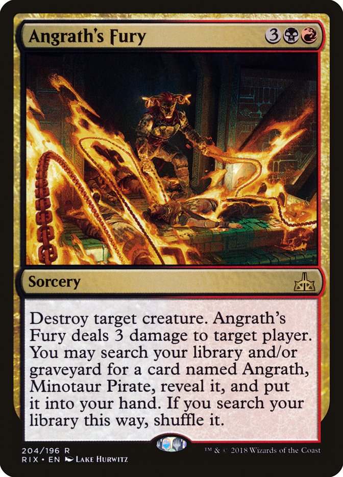 Angrath's Fury [Rivals of Ixalan] | Nerdhalla Games