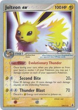 Jolteon ex (109/113) (Flyvees - Jun Hasebe) [World Championships 2007] | Nerdhalla Games