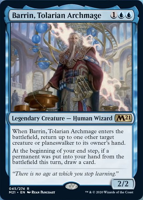 Barrin, Tolarian Archmage [Core Set 2021] | Nerdhalla Games