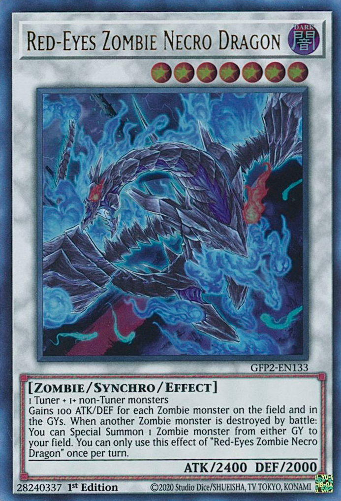 Red-Eyes Zombie Necro Dragon [GFP2-EN133] Ultra Rare | Nerdhalla Games