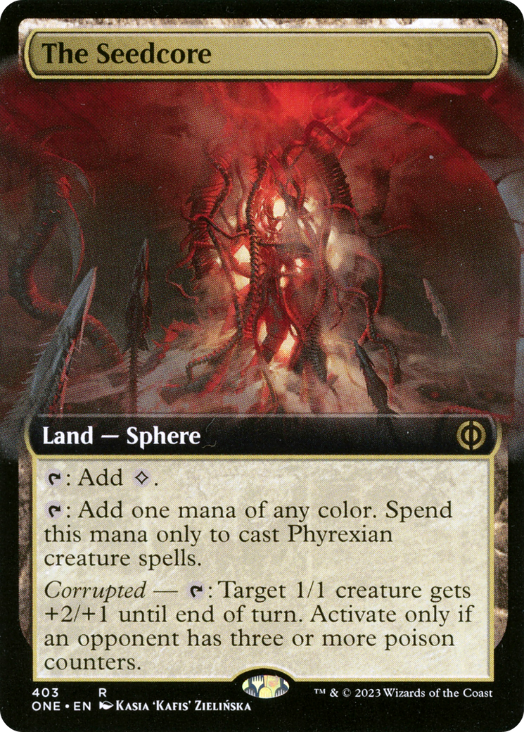 The Seedcore (Extended Art) [Phyrexia: All Will Be One] | Nerdhalla Games