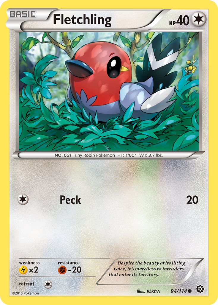 Fletchling (94/114) [XY: Steam Siege] | Nerdhalla Games