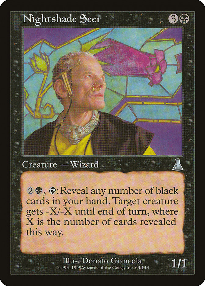 Nightshade Seer [Urza's Destiny] | Nerdhalla Games