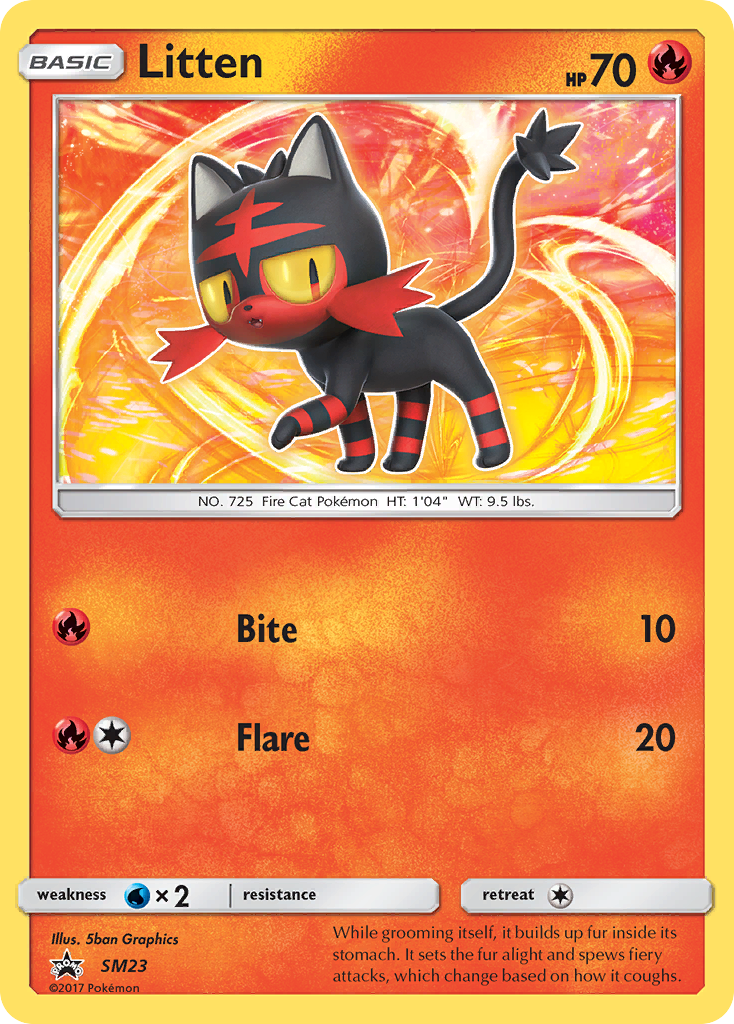 Litten (SM23) [Sun & Moon: Black Star Promos] | Nerdhalla Games