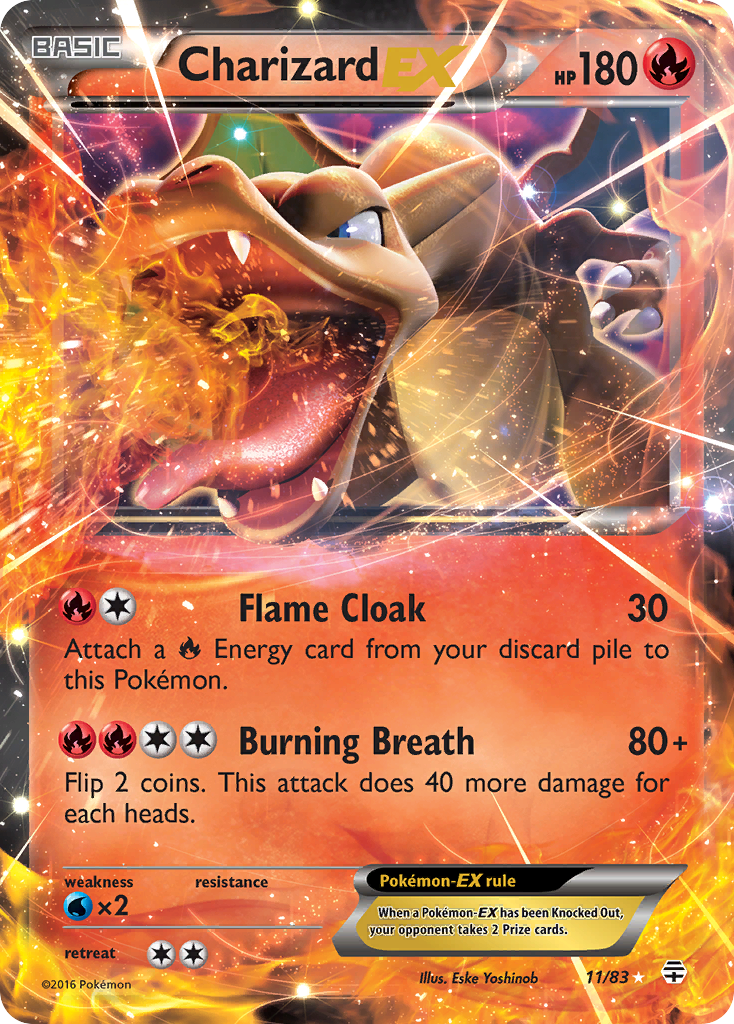 Charizard EX (11/83) [XY: Generations] | Nerdhalla Games