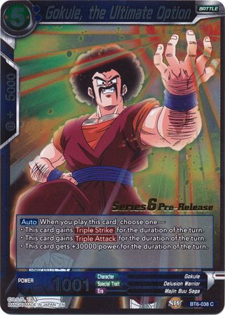 Gokule, the Ultimate Option [BT6-038_PR] | Nerdhalla Games