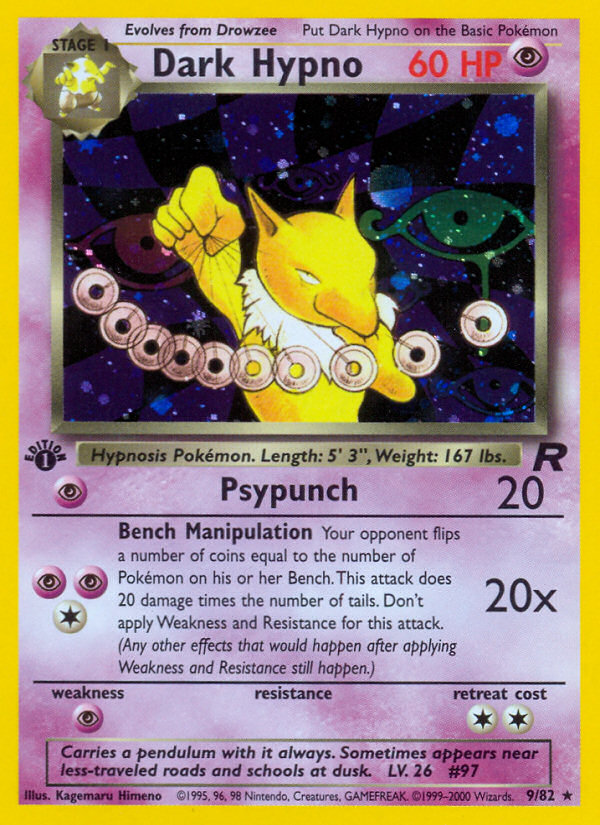 Dark Hypno (9/82) [Team Rocket 1st Edition] | Nerdhalla Games