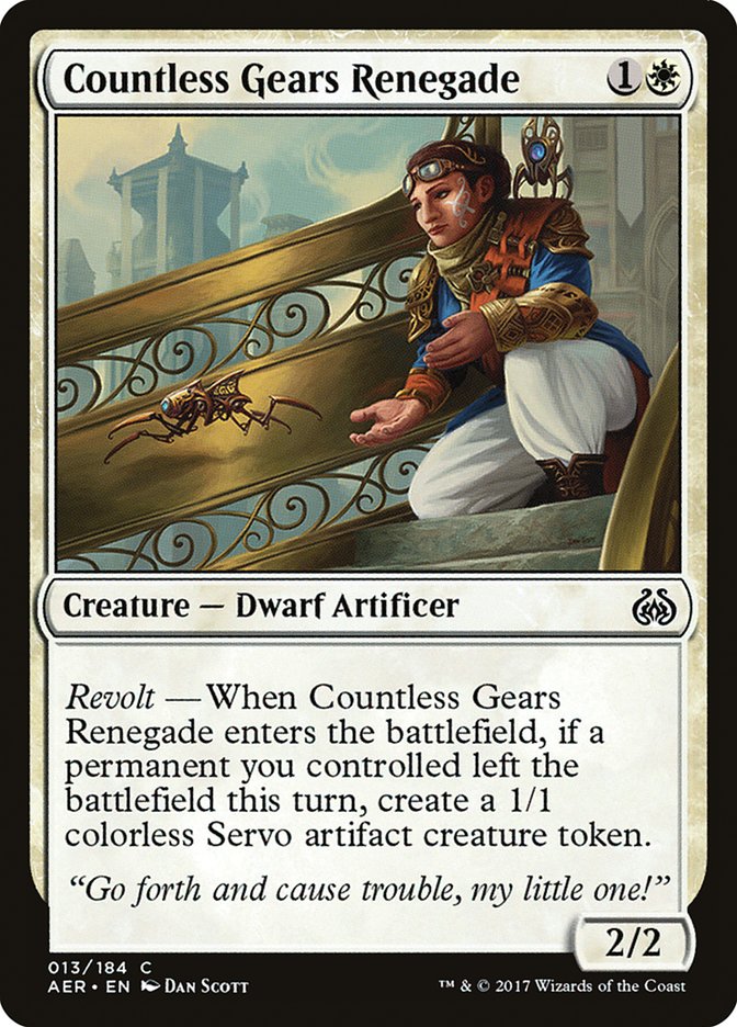 Countless Gears Renegade [Aether Revolt] | Nerdhalla Games