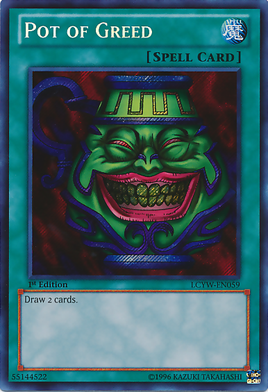 Pot of Greed [LCYW-EN059] Secret Rare | Nerdhalla Games