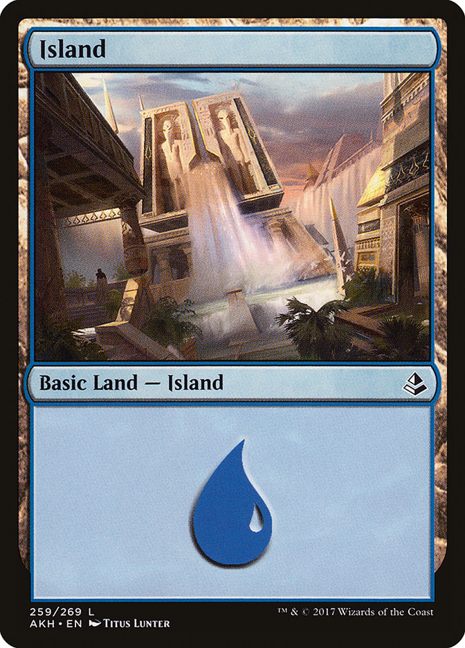 Island (259) [Amonkhet] | Nerdhalla Games