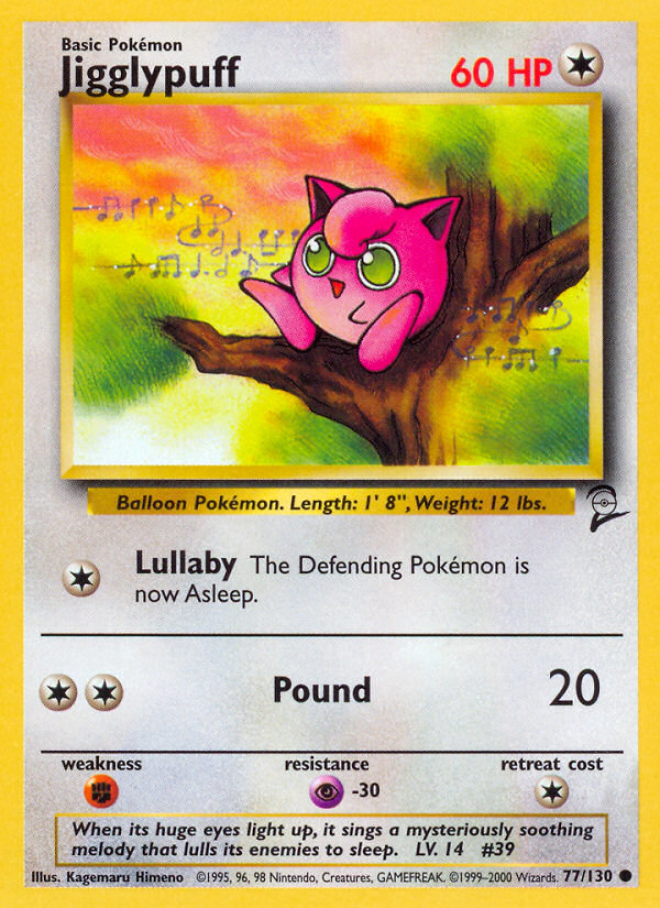 Jigglypuff (77/130) [Base Set 2] | Nerdhalla Games