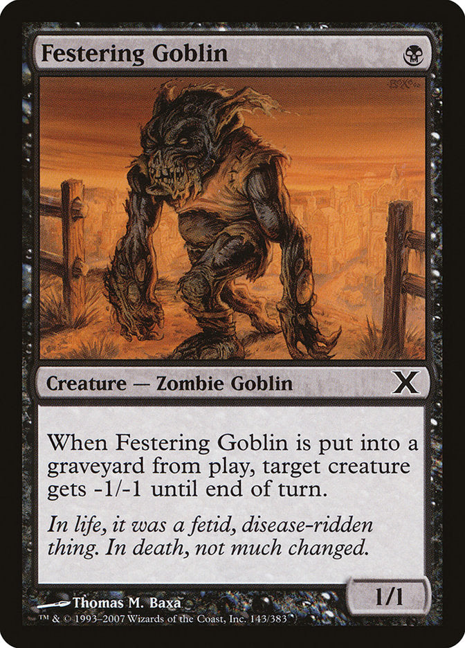 Festering Goblin [Tenth Edition] | Nerdhalla Games